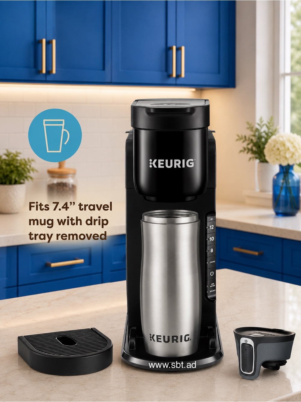 NEW Keurig K-Express Single Serve K-Cup Pod Coffee Maker 42 oz Reservoir Green + - Picture 10 of 12